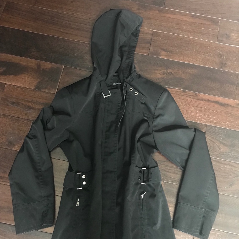 Fleet Street BLACK Light weight jacket sz Med